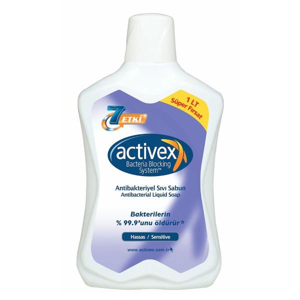 Activex Antibakteriyel Hassas Sıvı Sabun 1 lt
