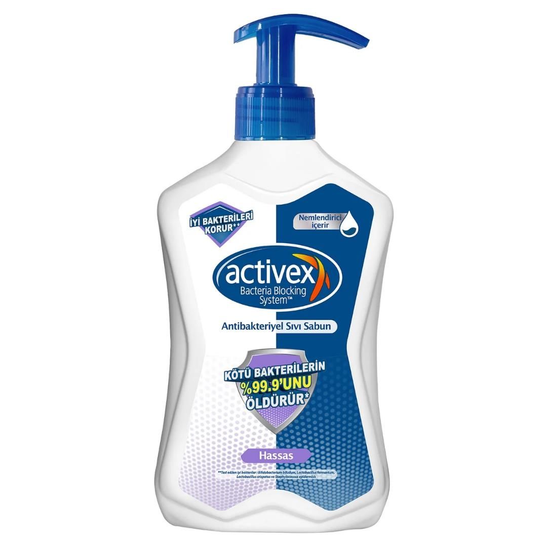 Activex Antibakteriyel Hassas Sıvı Sabun 500 ML