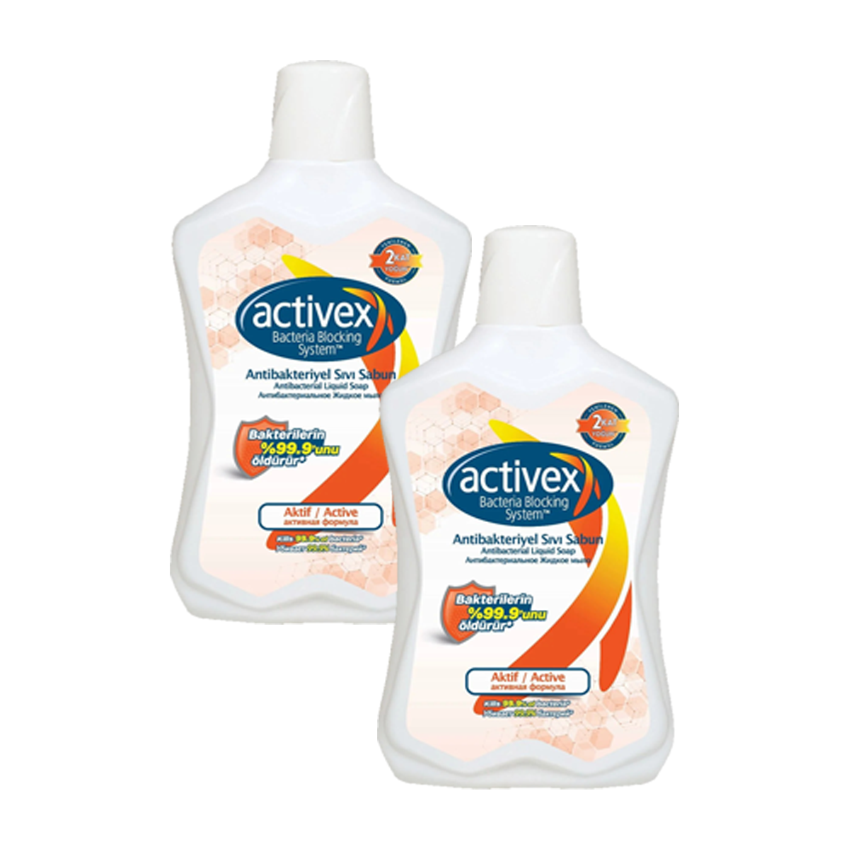 Activex Antibakteriyel Aktif Koruma Sıvı Sabun 2x1 lt