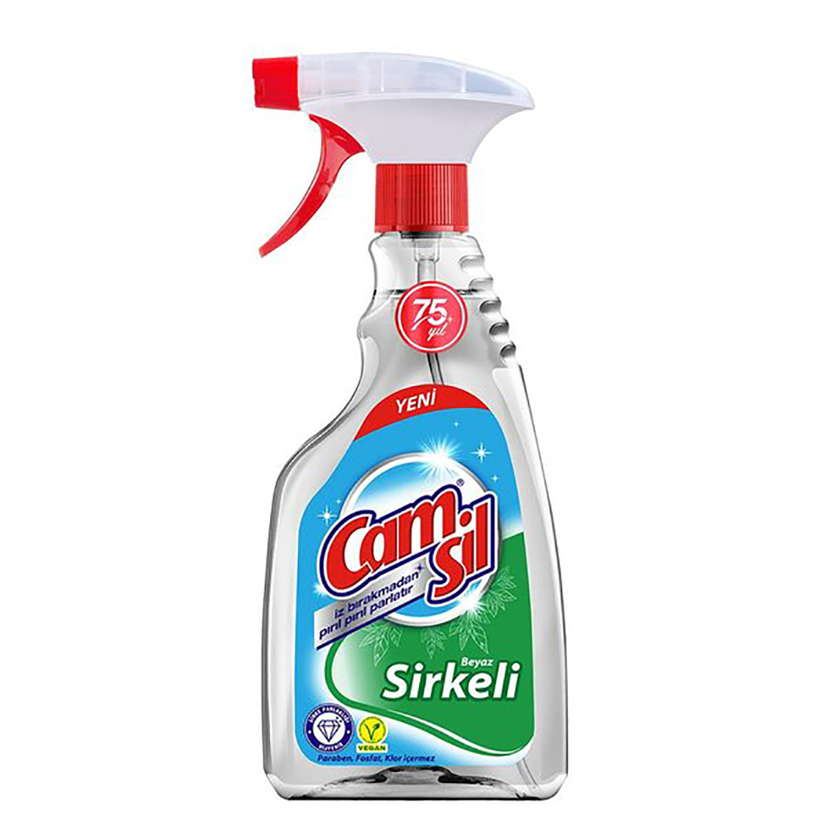 Camsil 500 ml Sirkeli Parlat Cam Temizleyici