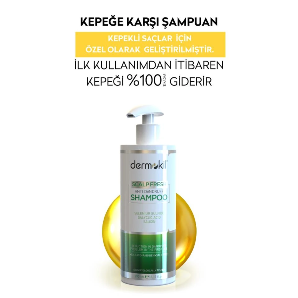 Dermokil Kepeğe Karşı 390 ml Şampuan
