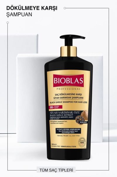 Bioblas 1000 ml Saç Dökülmesine Karşı Siyah Sarımsak Şampuanı