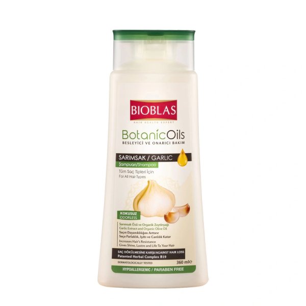 Bioblas Botanic Oils 360 ml Besleyici ve Onarıcı Sarımsak Şampuanı