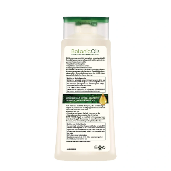 Bioblas Botanic Oils 360 ml Besleyici ve Onarıcı Sarımsak Şampuanı