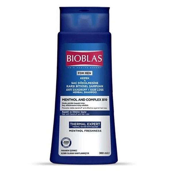 Bioblas Mentol ve B19 Kompleks 360 ml Şampuan