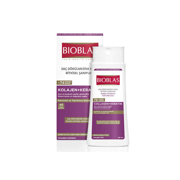 Bioblas Kolajen Keratin 360 ml Şampuan