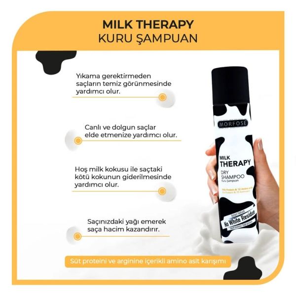 Morfose Milk Therapy 200 ml Kuru Şampuan