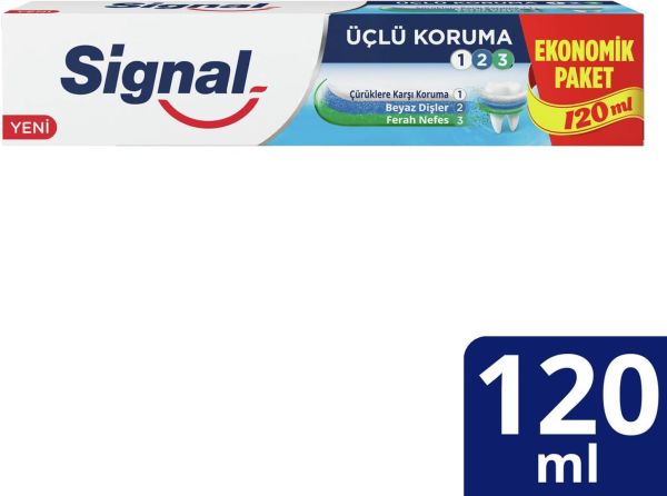 Signal Diş Macunu Üçlü Koruma 120 ml
