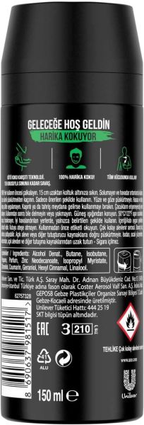 Axe Africa 150 ml Erkek Sprey Deodorant