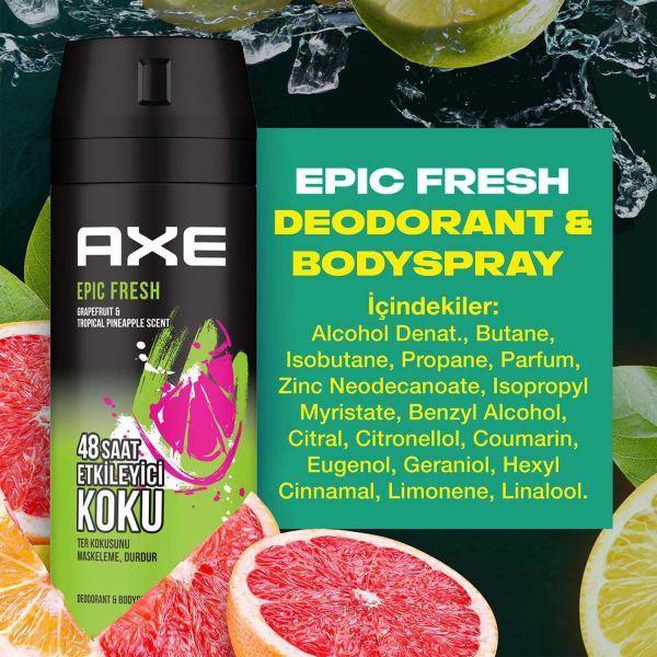 Axe Deodarant Epic Fresh 150 ml