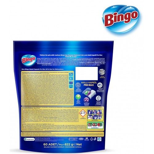 Bingo Pro Max Bulaşık Makinesi Kapsülü 40'lı
