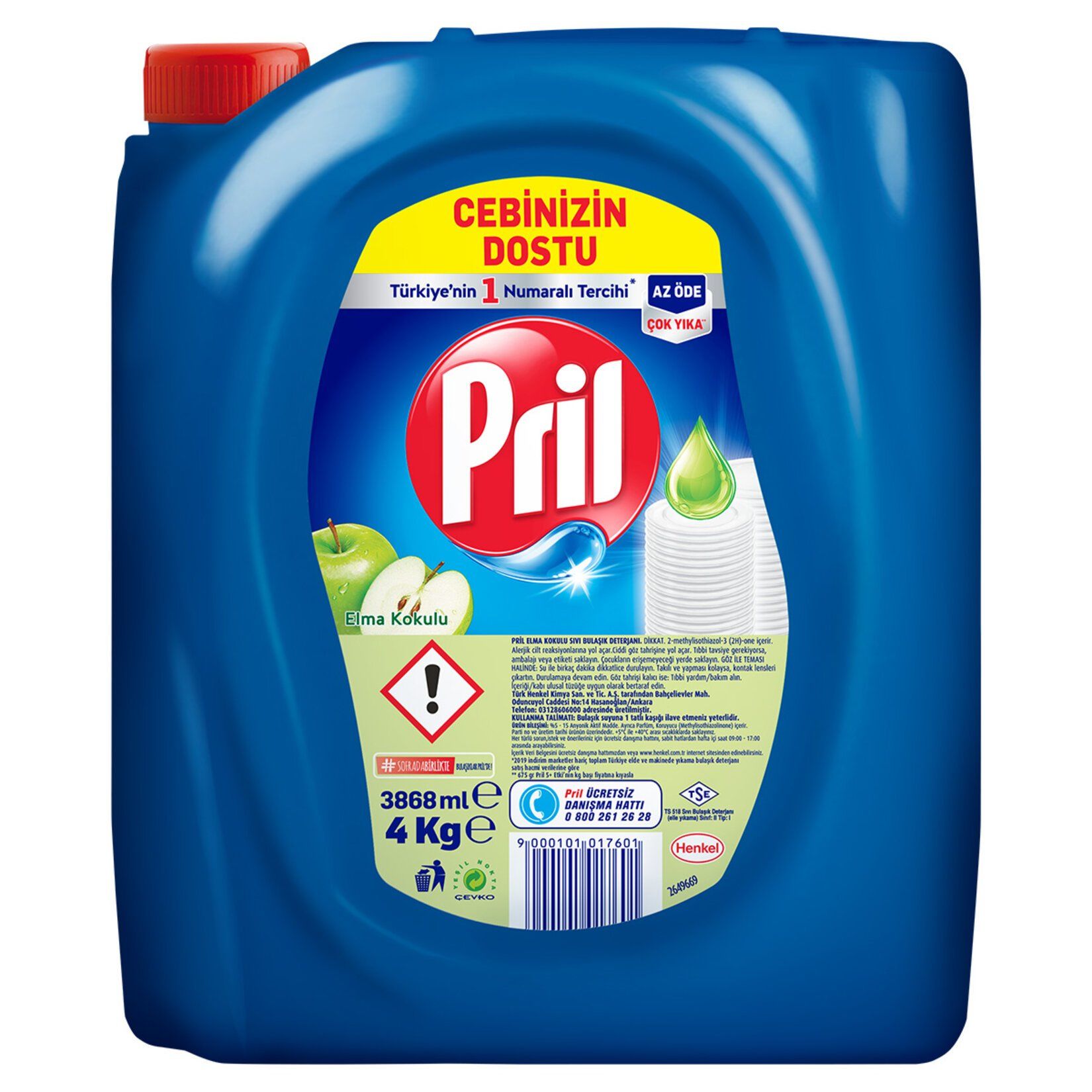 Pril Bulaşık Deterjanı 4 kg Elma