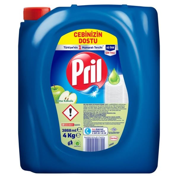 Pril Bulaşık Deterjanı 4 kg Elma