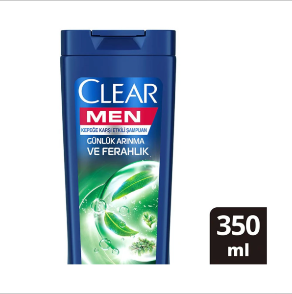 Clear Men Şampuan 350 ml Günlük Arınma