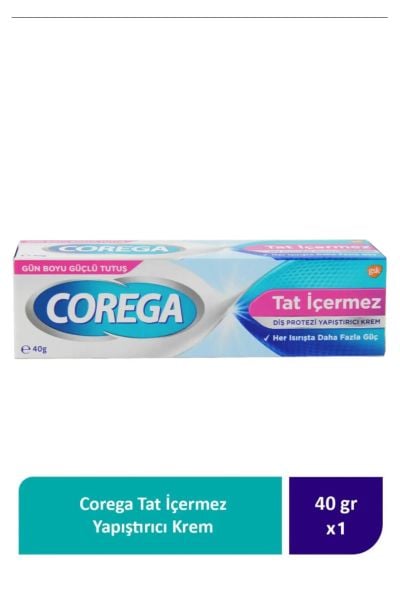 Corega 40 gr Tat İçermez Diş Protezi Yapıştırıcı Krem