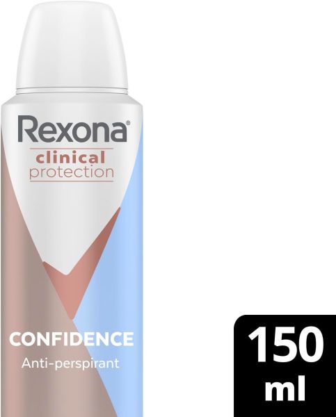 Rexona Women Clinical Protection Confidence Antiperpirant 150 ml Deodorant