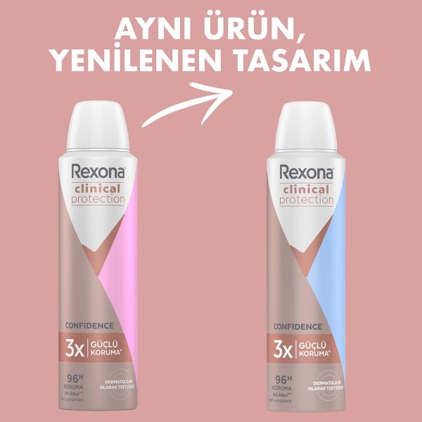 Rexona Women Clinical Protection Confidence Antiperpirant 150 ml Deodorant