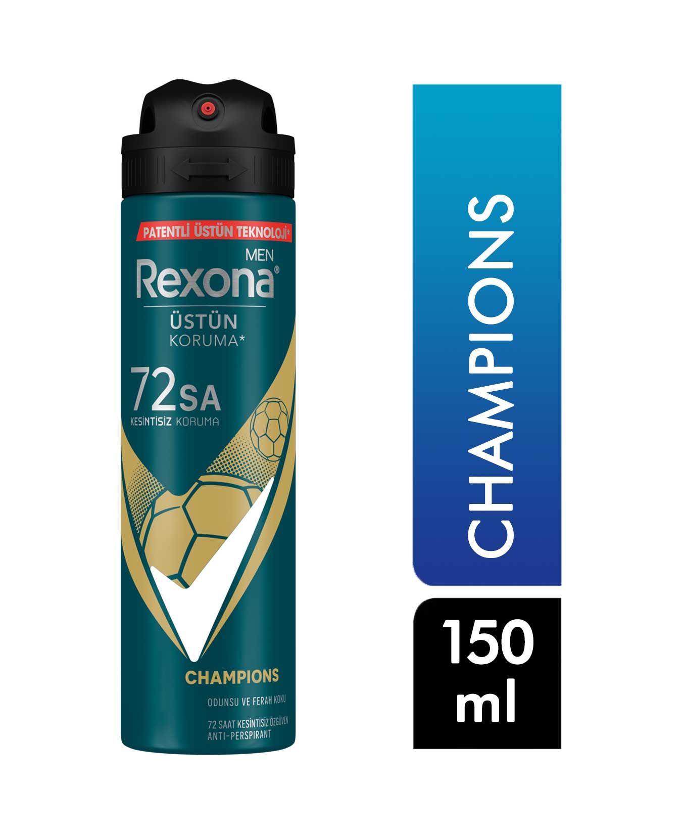Rexona Men Champions 150 ml Sprey Deodorant
