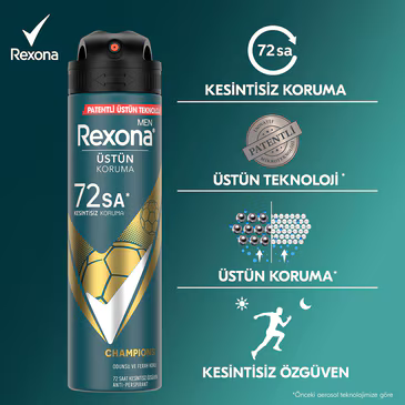 Rexona Men Champions 150 ml Sprey Deodorant