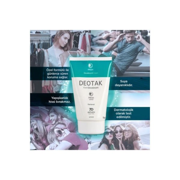 Deotak Fresh Mentol 35 ml Krem Stick Deodorant