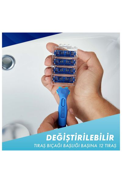 Gillette Sensor3 Plus Tıraş Makinesi  + 4 Adet Yedek Tıraş
Bıçağı