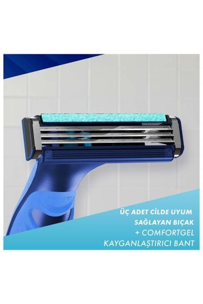 Gillette Sensor3 Plus Tıraş Makinesi  + 4 Adet Yedek Tıraş
Bıçağı