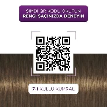 Palette Göz Alıcı Renkler 7-1 Küllü Kumral