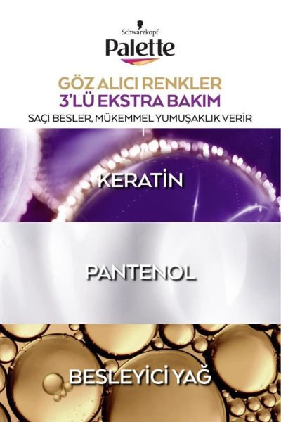 Palette Göz Alıcı Renkler 10-1 Küllü Açık Sarı