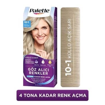 Palette Göz Alıcı Renkler 10-1 Küllü Açık Sarı