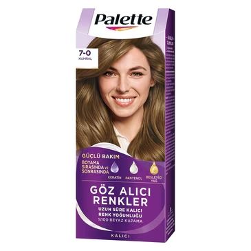 Palette Göz Alıcı Renkler 7-0 Kumral