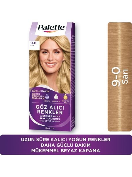 Palette Göz Alıcı Renkler 9-0 Sarı