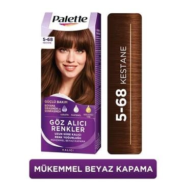 Palette Göz Alıcı Renkler 5-68 Kestane