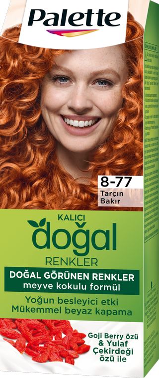 Palette Doğal Renkler 8-77 Tarçın Bakır Saç Boyası